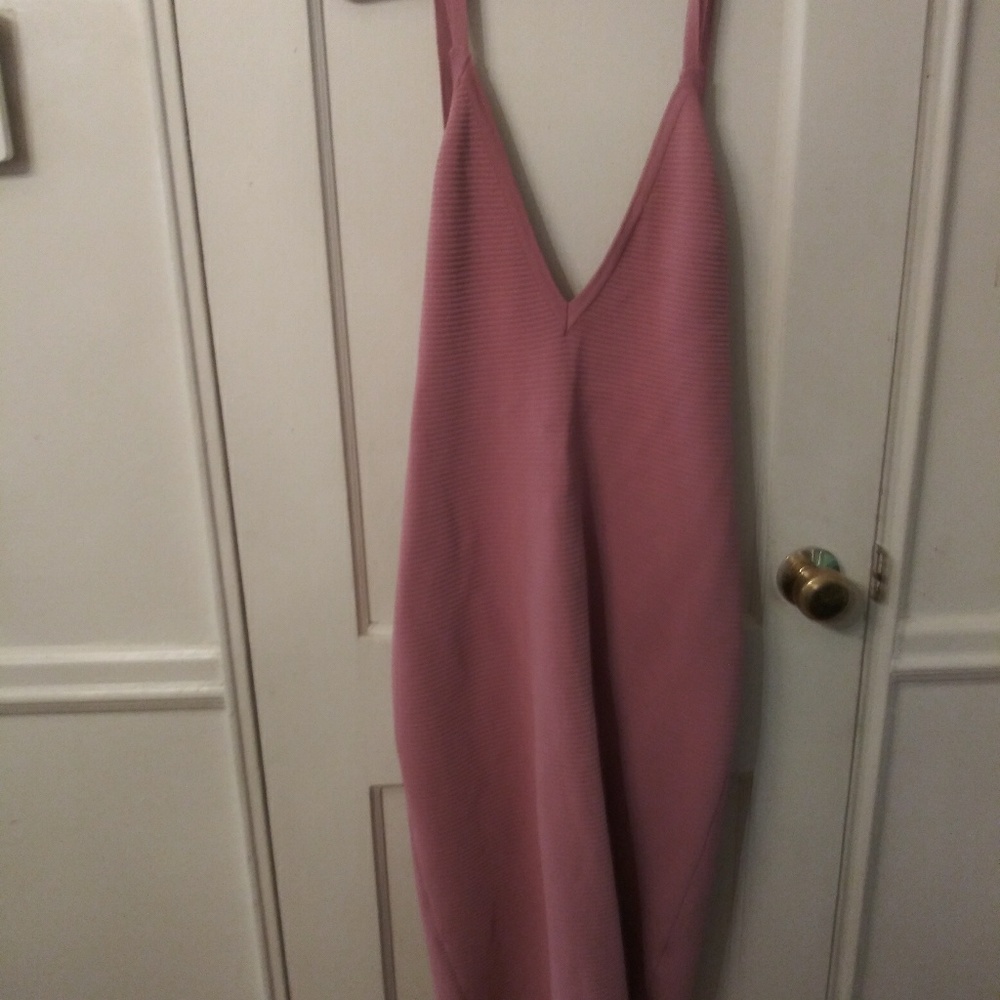 Fashion‎ Nova Pink Low Back Bodycon Dress 1X EUC - Picture 5 of 5